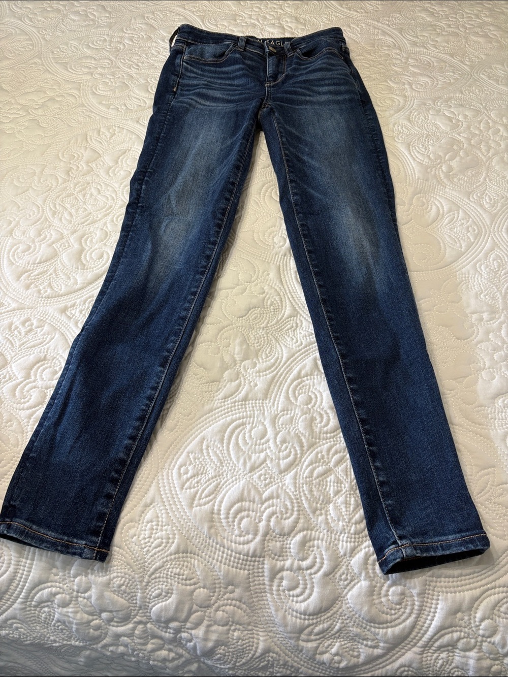 American Eagle Outfitters Dark Indigo Skinny Jeans